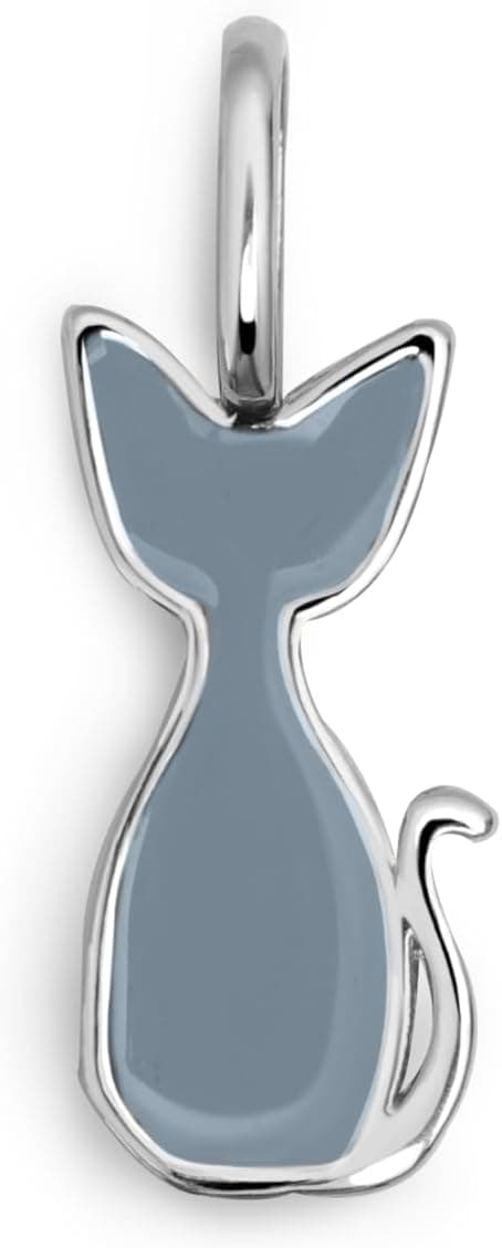 Detalle de SINGULARU Charm Salem Gato Enamel Gris