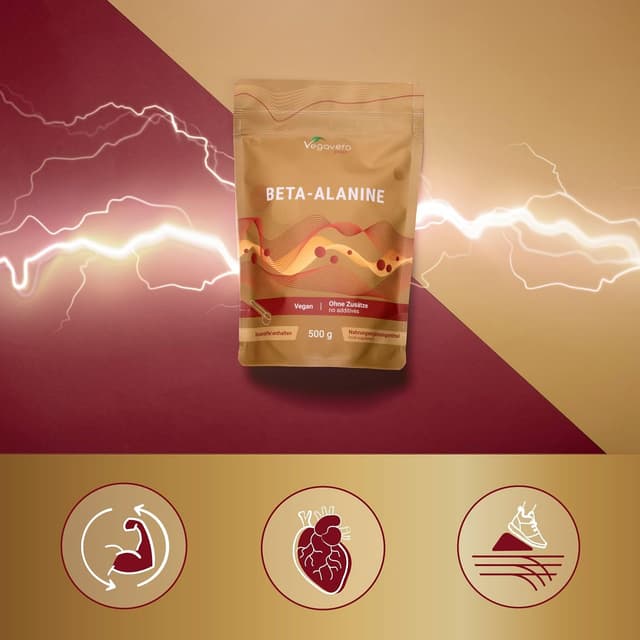 Thumbnail 4 de Vegavero Bêta-alanine 500 g poudre pré-entraînement vegan 💊