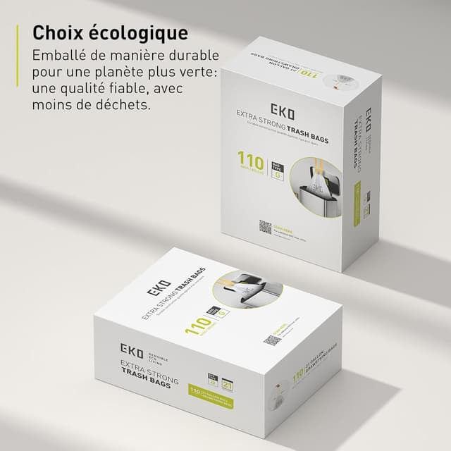Thumbnail 6 de EKO 110 sacs poubelle 80 L đź—‘