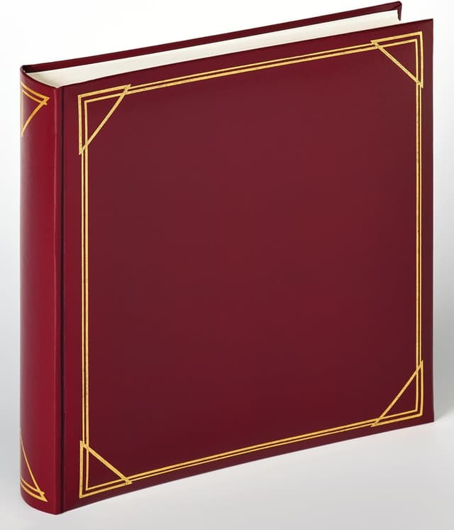 Detalle de Walther Design Album Photo Noir 30 x 30 cm Simili Cuir avec gaufrage – Album Standard MX-200-B