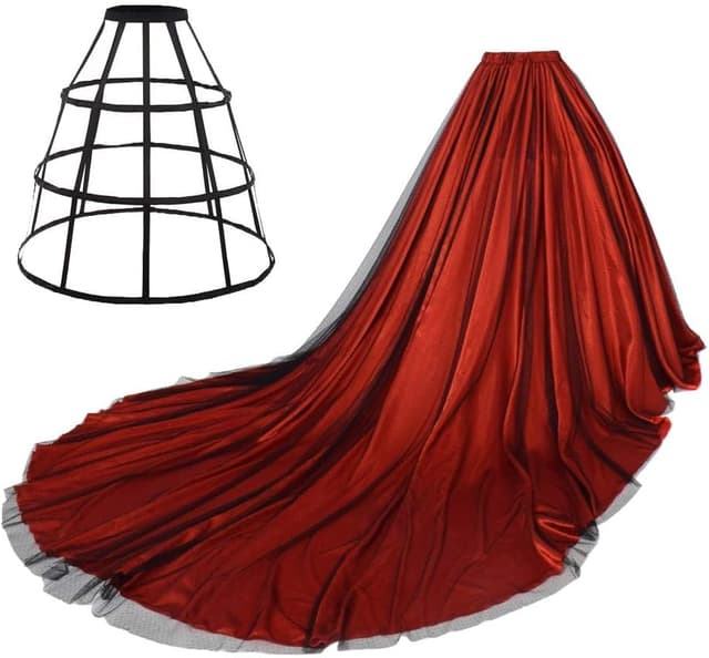 Thumbnail 6 de GRACEART Bridal Tulle Train Skirt 219 cm