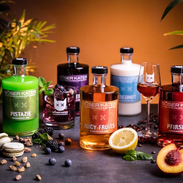 Thumbnail 5 de BÖSER KATER Pistazien Likör Geschenkset 0,5 l