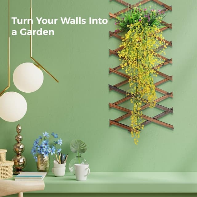 Detalle 2 de Expandable Wooden Trellis Panels 30×190cm