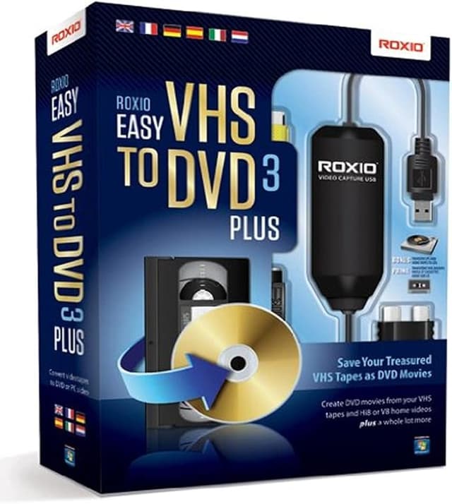 Imagen de Corel Roxio Easy VHS to DVD 3 Plus 🎥 – Convertidor de Vídeo por Correo en OfertitasTOP
