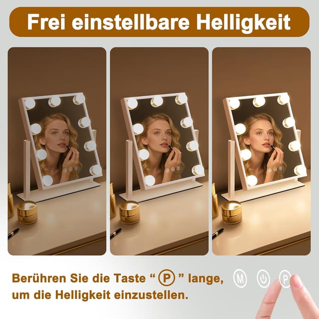 Thumbnail 2 de Mursche Espejo de Maquillaje 9 LED 360°