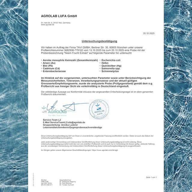 Thumbnail 5 de Neem Kapseln 90 TAVI 10:1 Extrakt