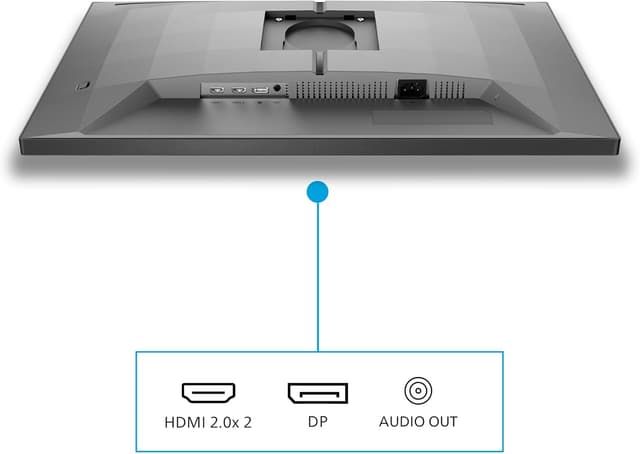 Detalle de Philips Evnia 27M2N5500 27-inch QHD gaming monitor (180 Hz, FreeSync Premium, G-Sync compatible) with HDR400