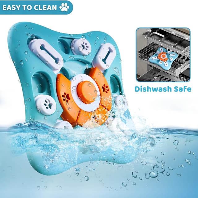 Thumbnail 4 de YETEE Interactive Dog Puzzle Feeder slow feeder bowl