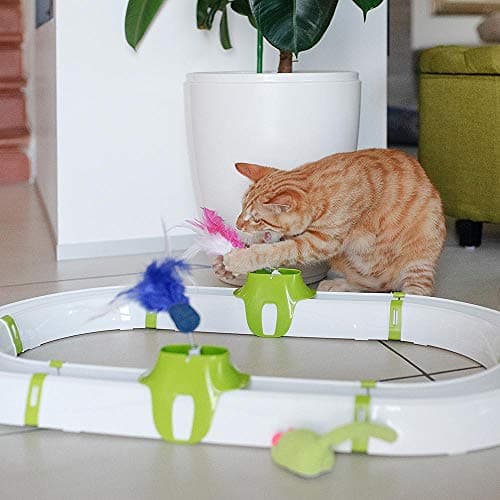 Detalle 2 de Ferplast Turbine juego interactivo modular con bola de luz 🐱