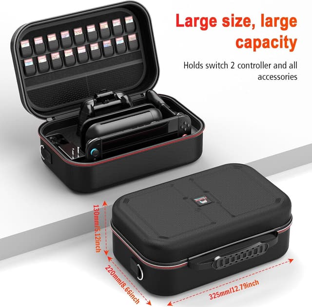 Thumbnail 6 de HEYSTOP Étui pour Nintendo Switch 2 18 emplacements