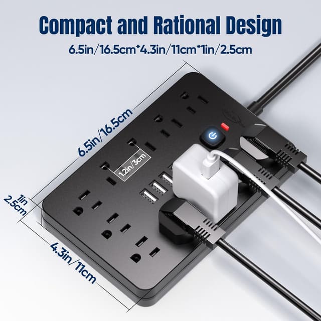 Detalle 2 de JouleLoom 17-in-1 Power Strip 11 Outlets