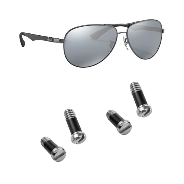 Thumbnail 6 de Screw Replacement Repair Kit (Set of 4) with Cross & A Screwdriver for Ray-Ban Carbon Fibre RB8313 / RB8301 / RB8307 / RB8303 Sunglasses