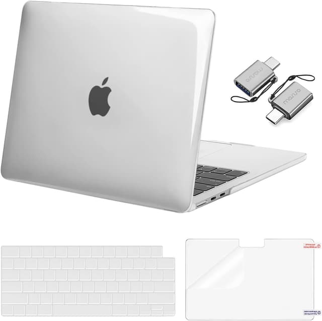 Detalle de MOSISO MacBook Air 13 Crystal Clear Case 2-Pack