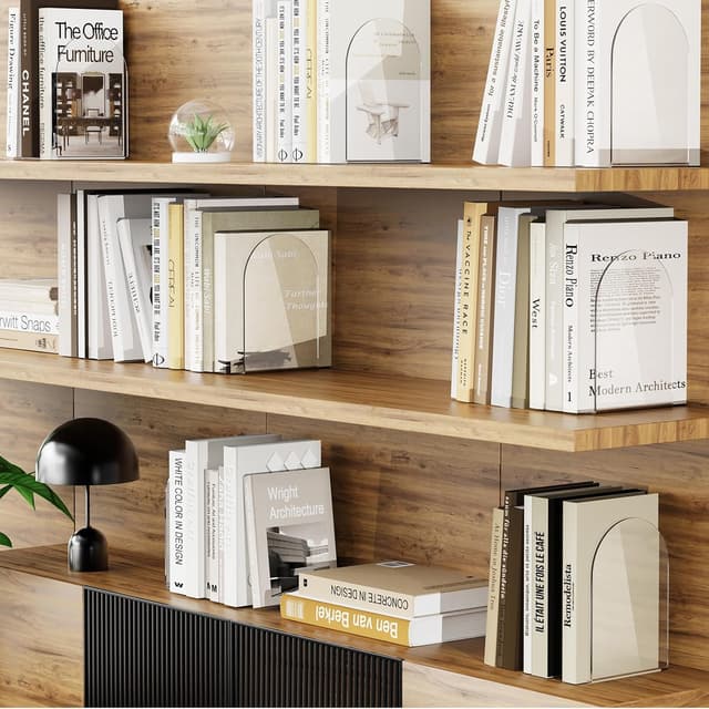 Detalle 2 de Deefongo acrylic bookends set of 6