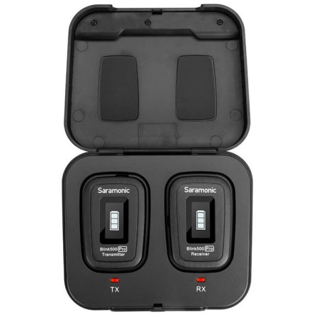 Detalle de Saramonic Blink500 ProX micrófono inalámbrico 10 horas