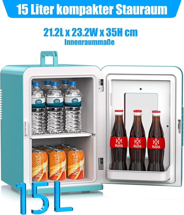 Thumbnail 6 de KESSER 2in1 Mini Kühlschrank 15 L Kühlbox