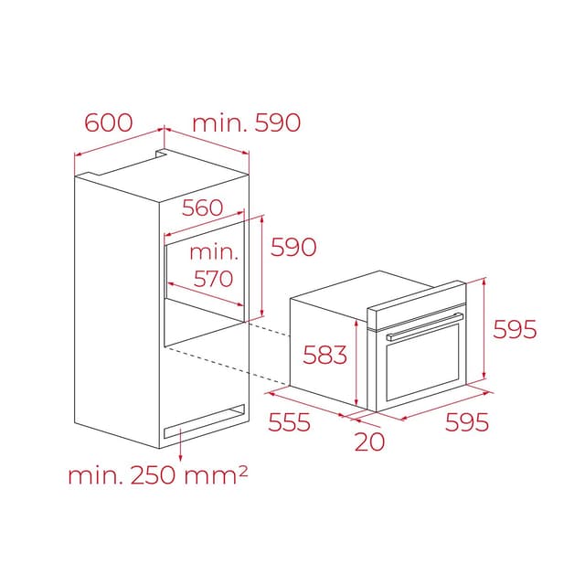 Thumbnail 1 de Teka HCB 6375 P INOX horno pirolítico 7 funciones 🍽