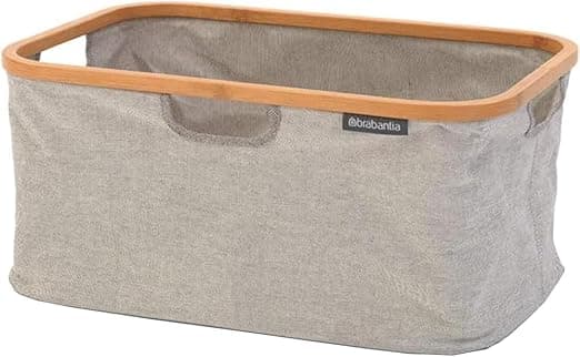 Imagen de Brabantia Cesto Plegable con Borde de Bambú 🌿 40L en OfertitasTOP