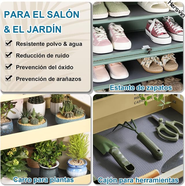 Thumbnail 5 de Hersvin Protector de Cocina 30cm x 300cm, EVA, Gris Oscuro 🛡