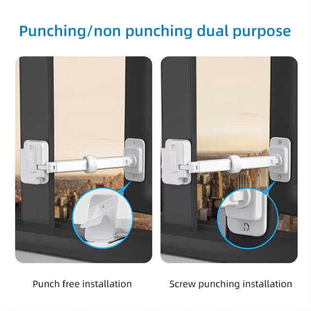 Detalle 2 de Fenstersicherung Verstellbare Kindersicherung 2er-Set