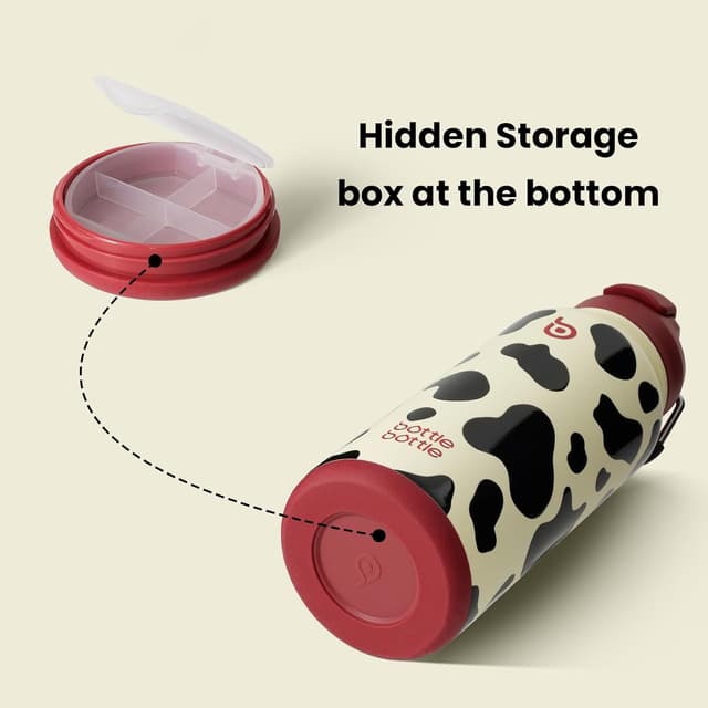 Detalle 2 de bottlebottle BOTTLE BOTTLE Trinkflasche 1L mit Strohhalm đ°