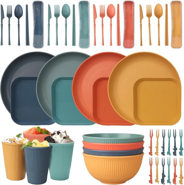 Imagen de 48-piece Unbreakable Dinnerware Set for 4 en OfertitasTOP