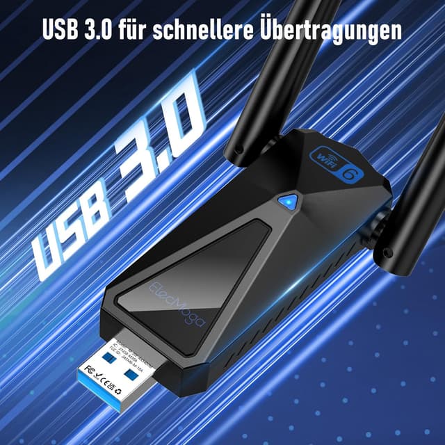 Thumbnail 6 de ElecMoga WLAN Stick 5400 Mbps