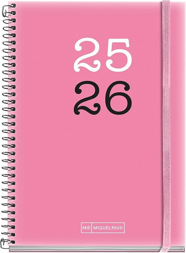 Detalle de Miquelrius Agenda Escolar 2025–2026 117×174 mm 📘
