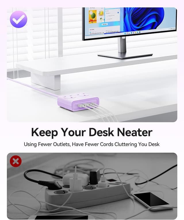 Thumbnail 3 de ORICO Extension Lead with USB Slots 2 Gang