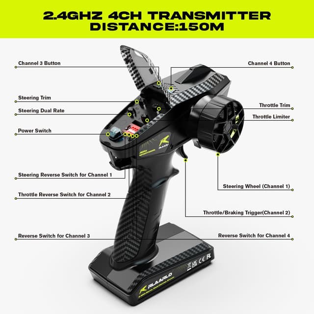 Thumbnail 5 de AMORIL 1/10 RTR 50 mph brushless RC truck