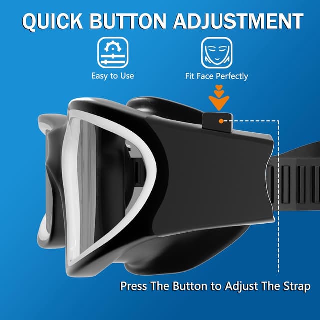 Thumbnail 5 de Fulllove Swimming Goggles 10x Anti‑Fog