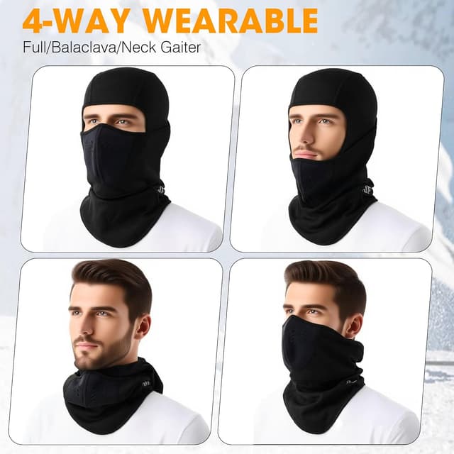 Detalle 2 de WTACTFUL Breathable Pro balaclava for skiing
