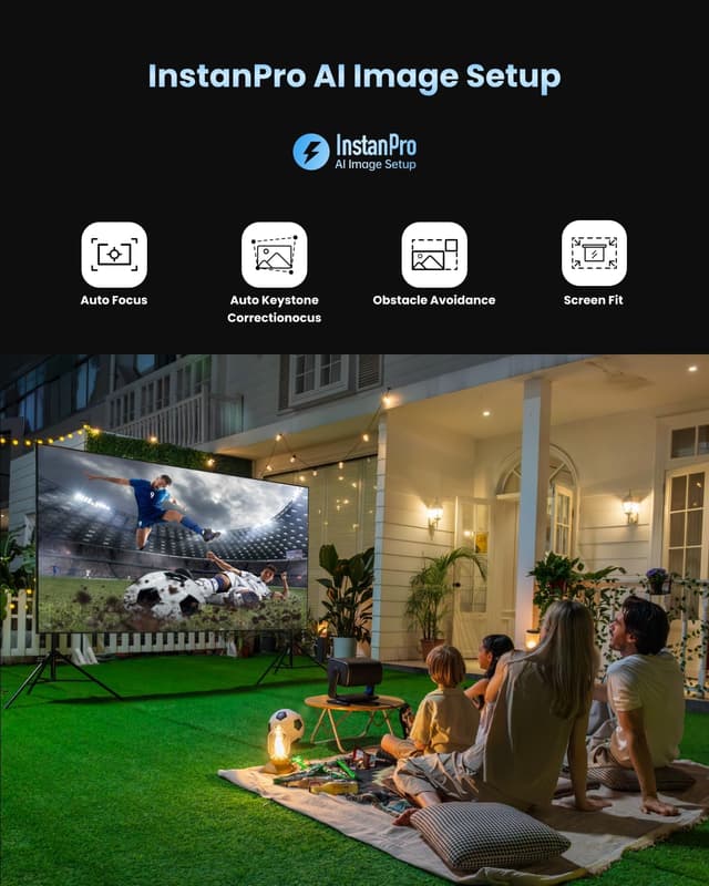 Detalle de Dangbei MP1 MAX 4K projector, 3100 ISO lumens