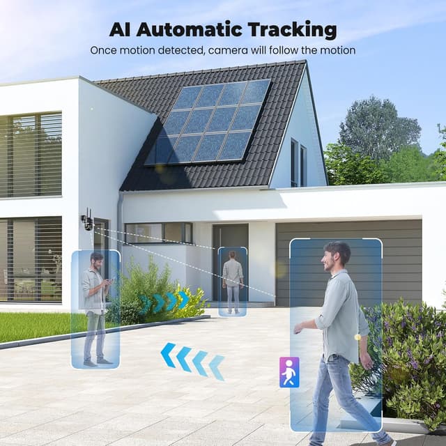 Detalle de Codnida 5MP Telecamera Wi‑Fi 5Ghz