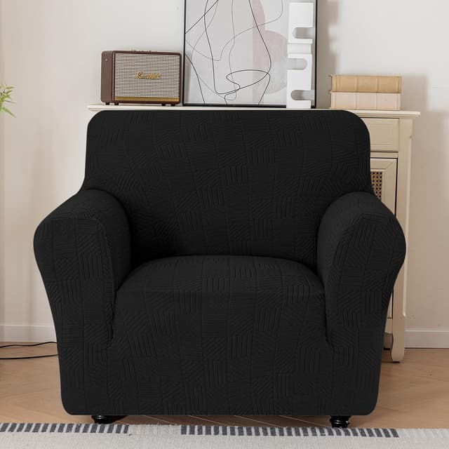 Detalle 2 de Ystyle copridivano 1 posto nero 78-116 cm