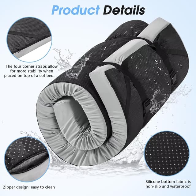 Thumbnail 4 de CYMULA 3in Memory Foam Camping Mattress