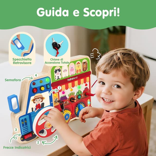 Thumbnail 2 de hahaland Busy Board Lavagna Attività 2 anni