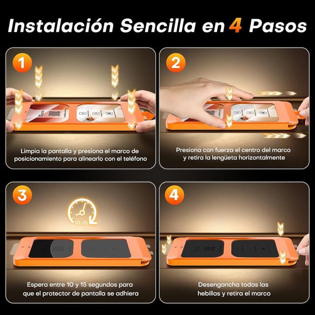 Thumbnail 4 de TOCOL Protector Pantalla para iPhone 17 Pro Max