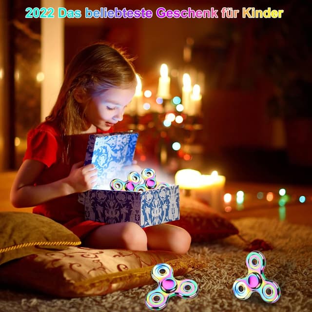 Thumbnail 6 de Coolden Fidget Spinner Metall Tri-Spinner 2–5 Min