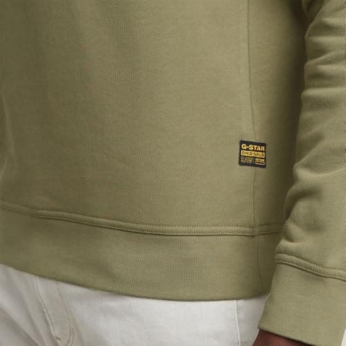 Detalle 1 de G-Star Hombre Sudadera G-Script Logo Verde 🟢
