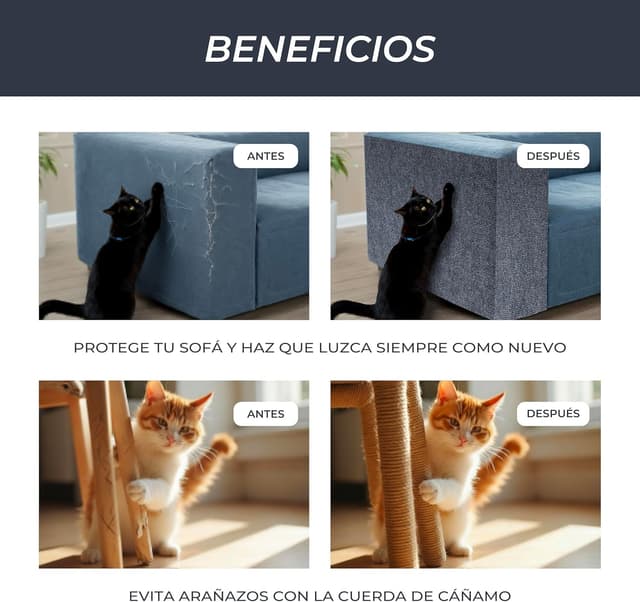 Thumbnail 4 de FURVELO Protector sofá para gatos 40x200 cm