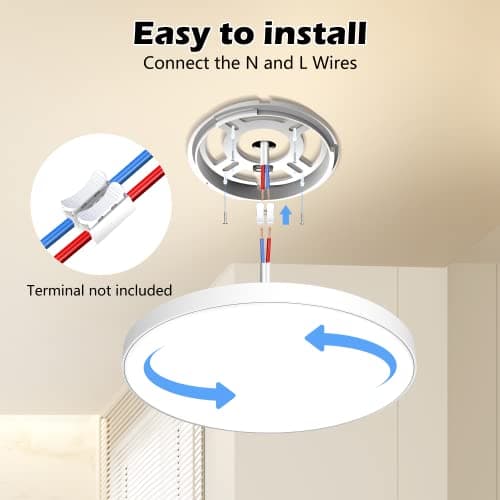 Thumbnail 1 de OUILA Plafon LED 24W 2000LM 💡