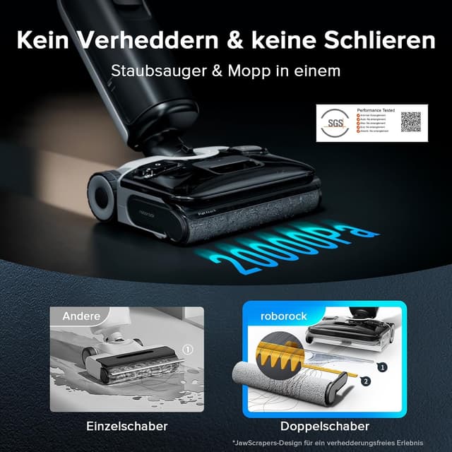 Thumbnail 1 de roborock F25 ACE Combo 20.000 Pa Nass-Trockensauger