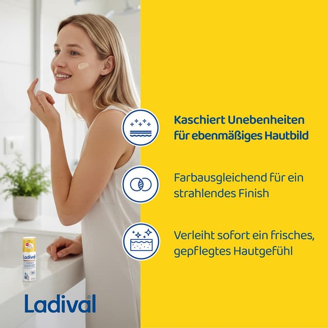 Thumbnail 6 de Ladival Getönt Sonnenschutz-Gel LSF 50+ für das Gesicht – getönte Tagespflege mit Feuchtigkeit