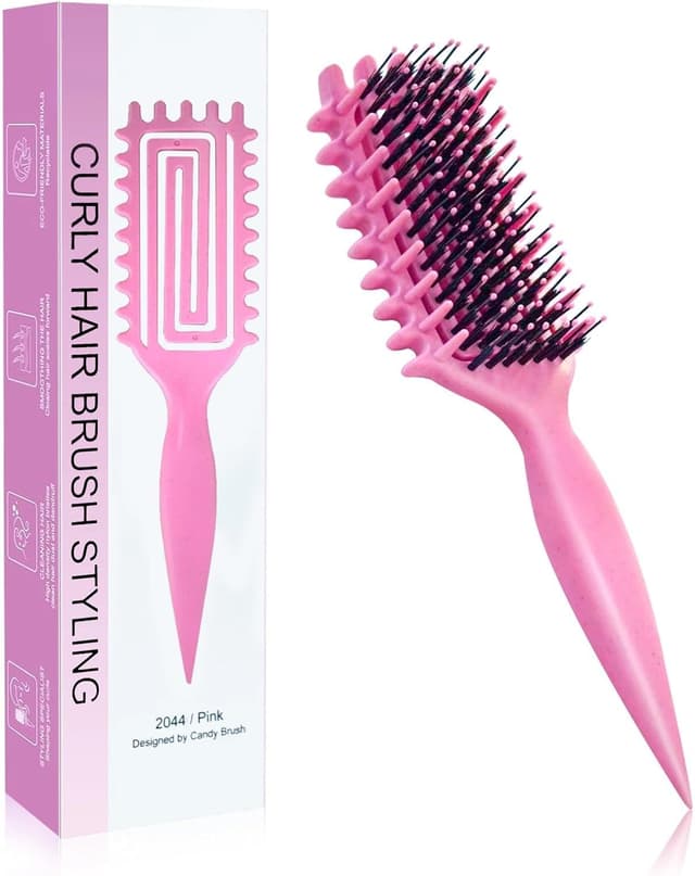 Detalle de Zikenis Cepillo rizos Rosa 3.163