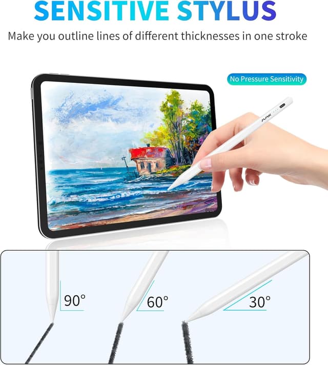Thumbnail 3 de MMK Stylus Pen for iPad, Tilt Sensitivity 2025 ✏