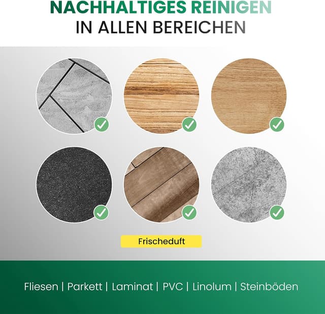 Detalle de BIOHY Reinigungsmittel 1 l für Saugwischer