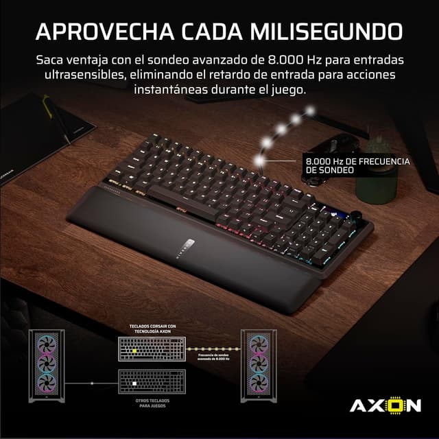 Thumbnail 2 de Corsair Vanguard 96 Teclado mecánico 96% con pantalla LCD