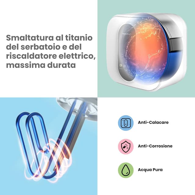 Thumbnail 6 de COMFEE' D30-15EVG1U Scaldabagno 30 L