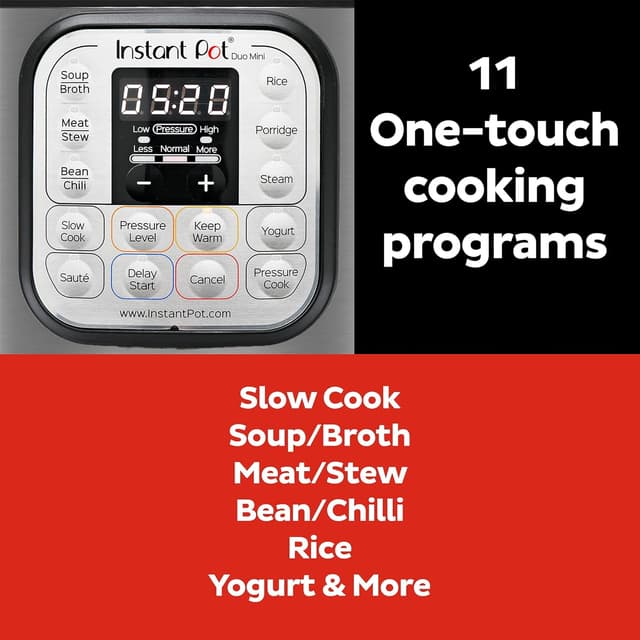 Detalle 2 de Instant Pot DUO MINI 3L electric pressure cooker 🍲